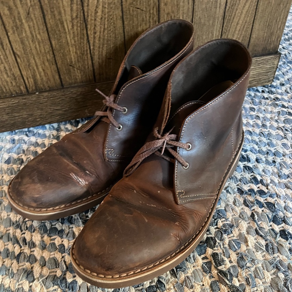 Mens clarks boots 13